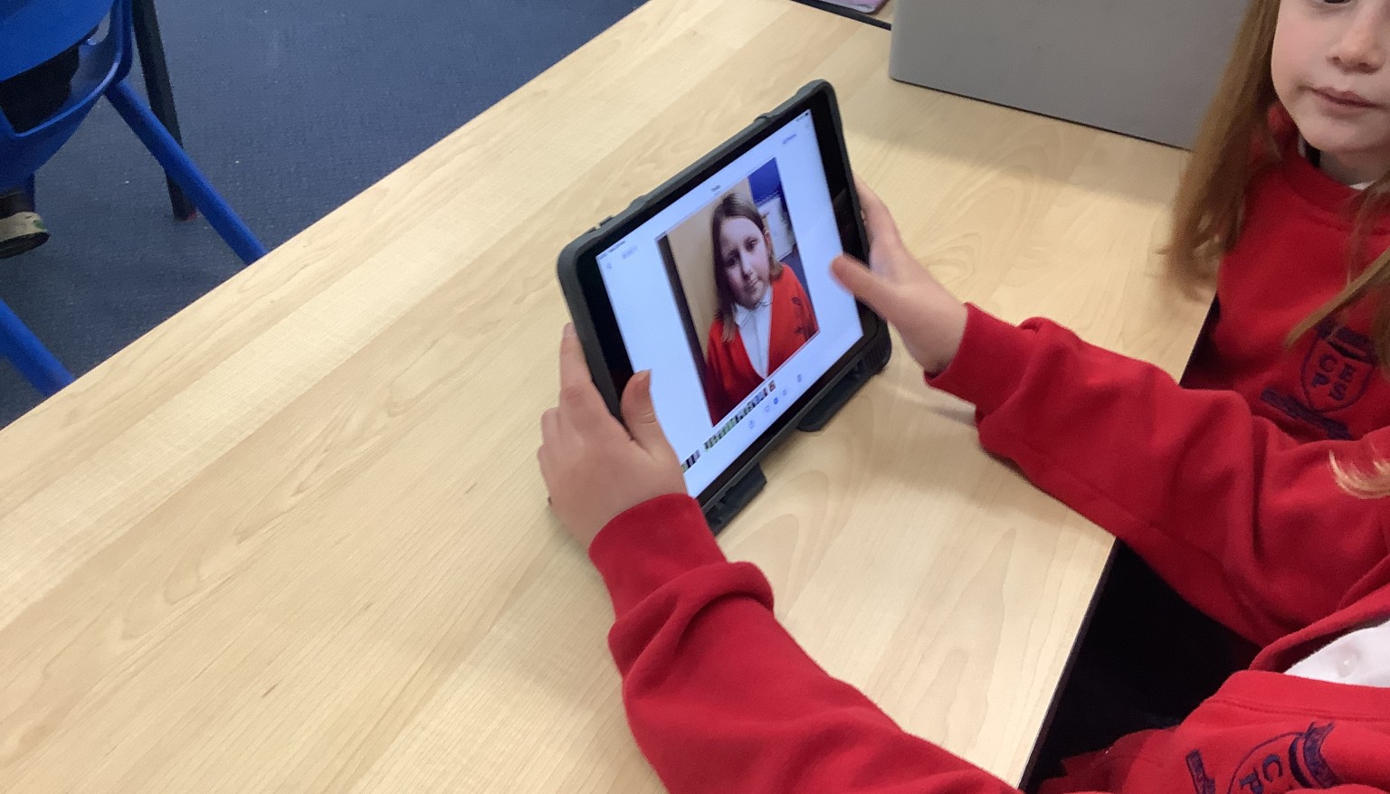 We edited these pictures using the skills we learnt last lesson.