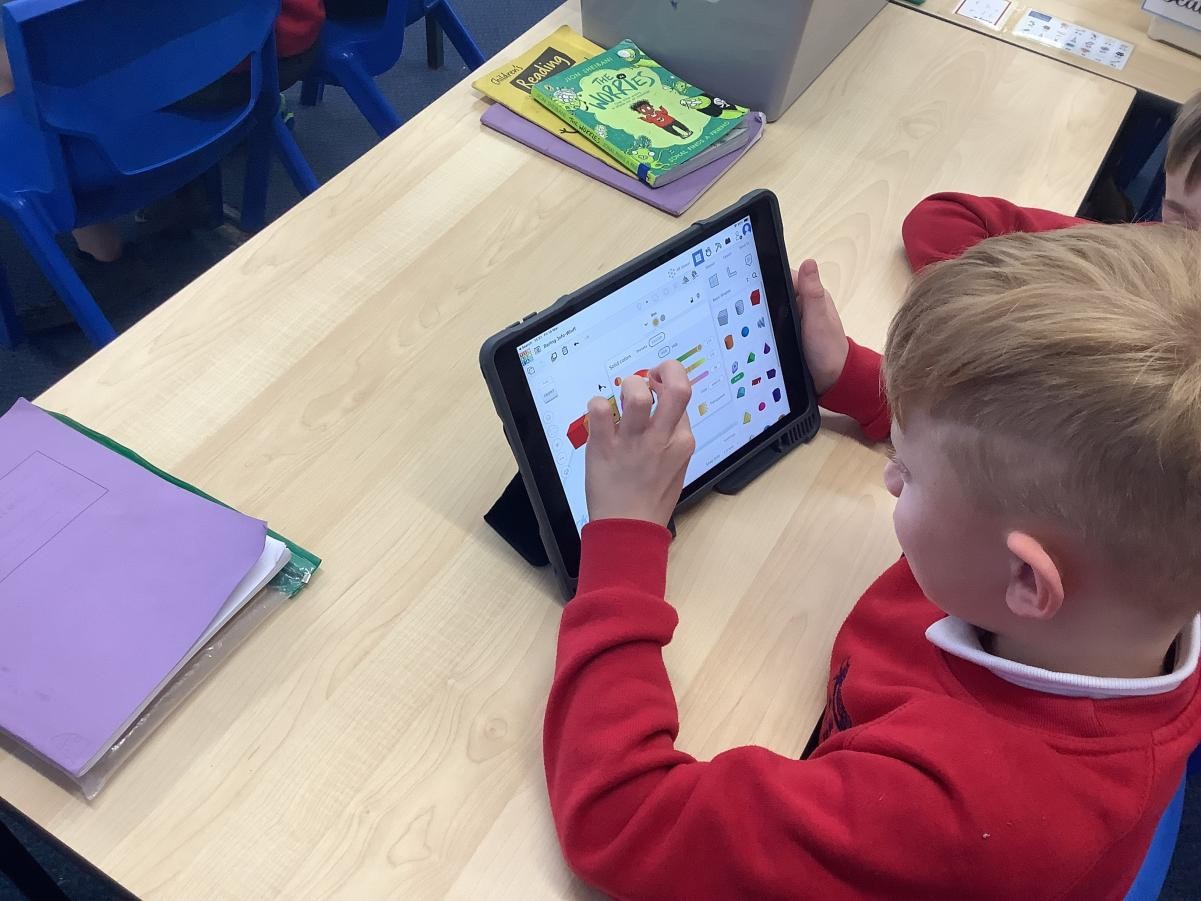 In Computing, we have been learning how to use TinkerCad. We have learnt how to create 2D and 3D shapes, add font, change colours and add shapes