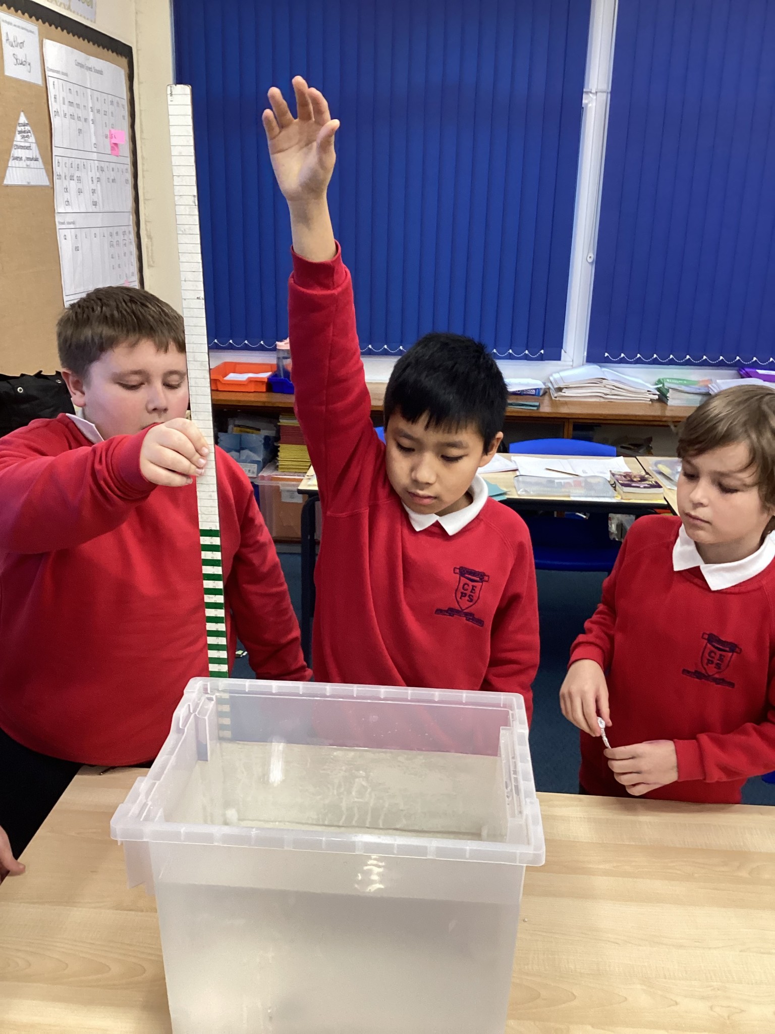 Science - We have been investigating water resistance.