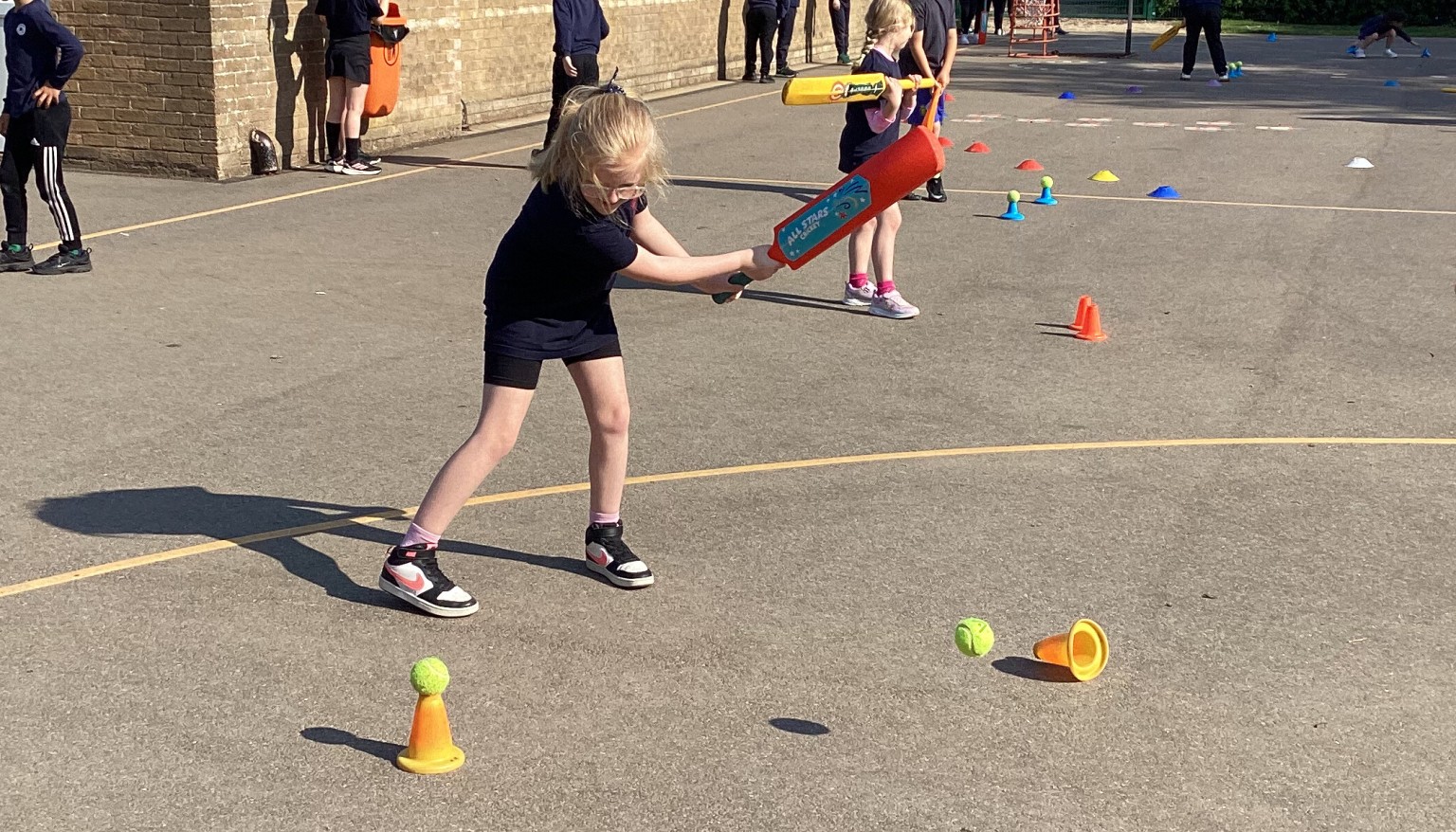 We enjoyed our cricket lesson