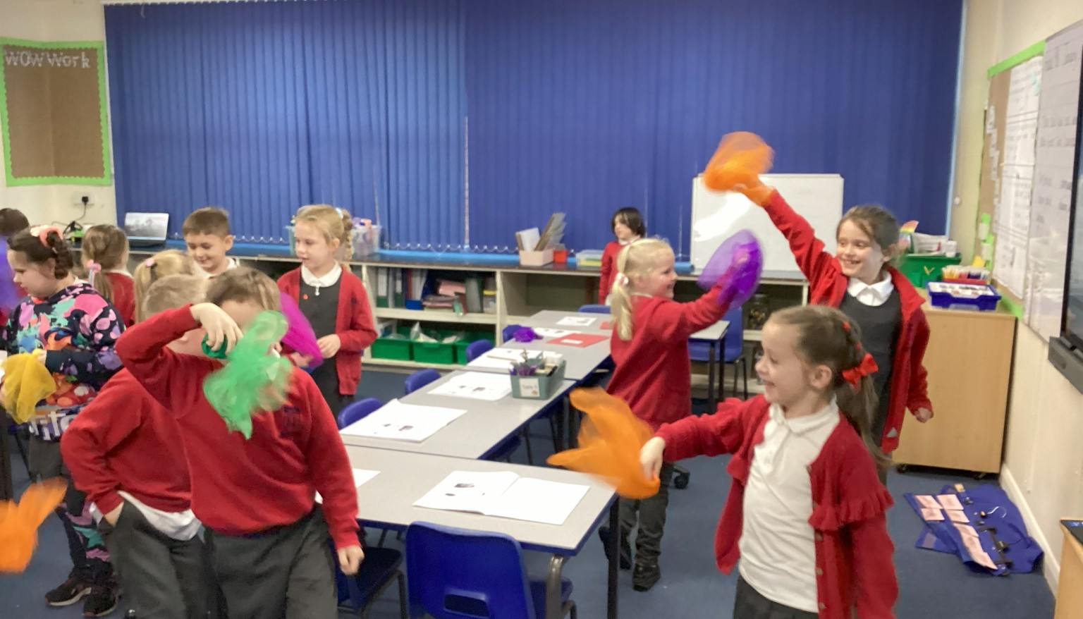 Moving to different rhythms in Music