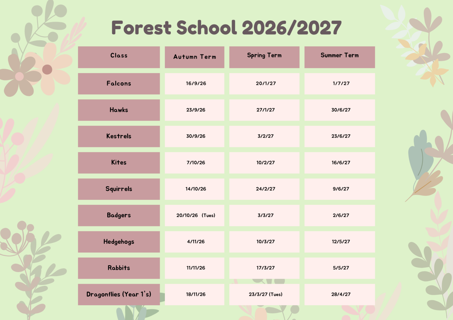 forest school