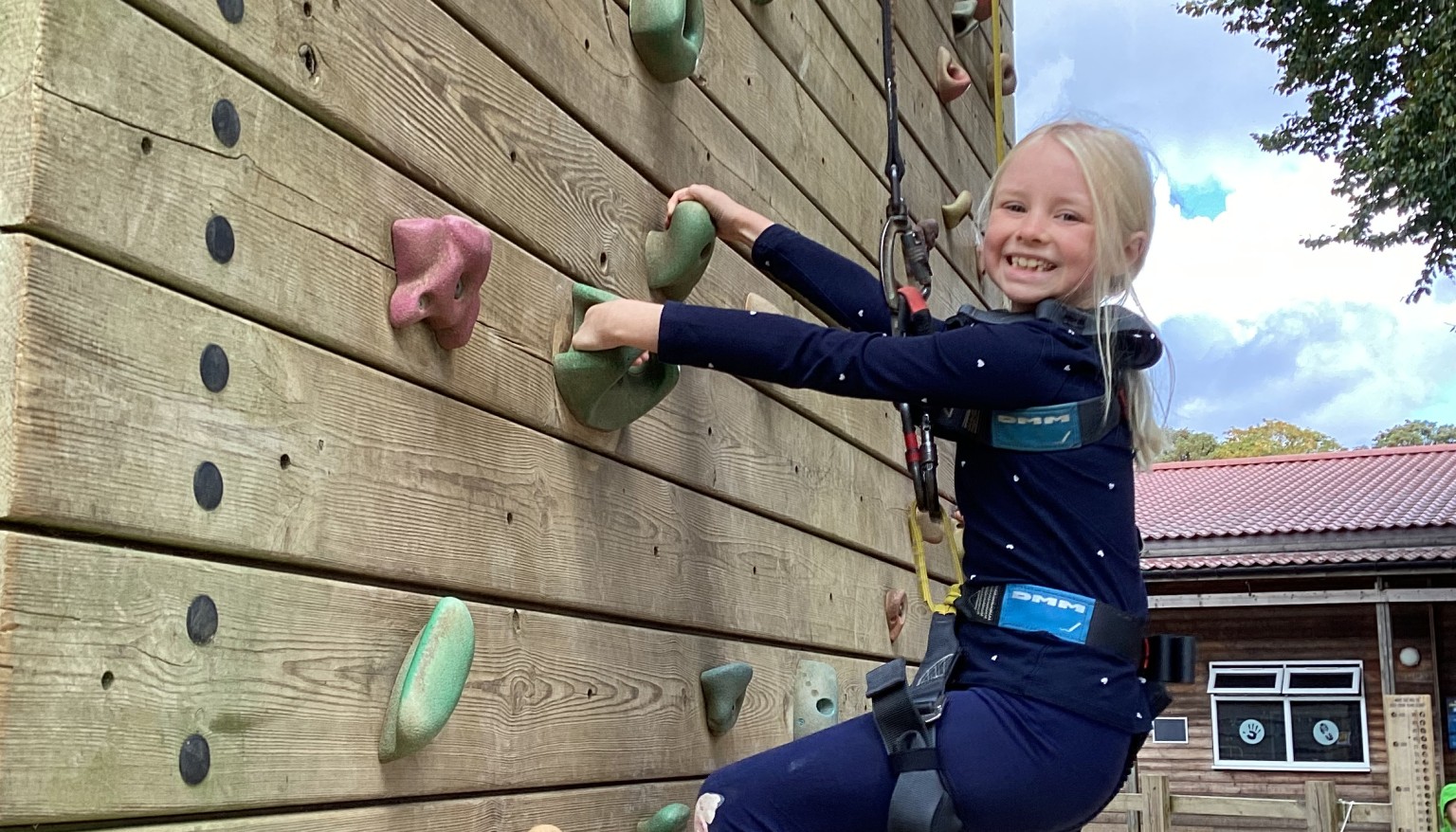 P on the climbing wall