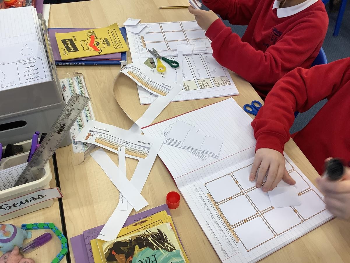 We have been learning about how to make a bronze sword in History!