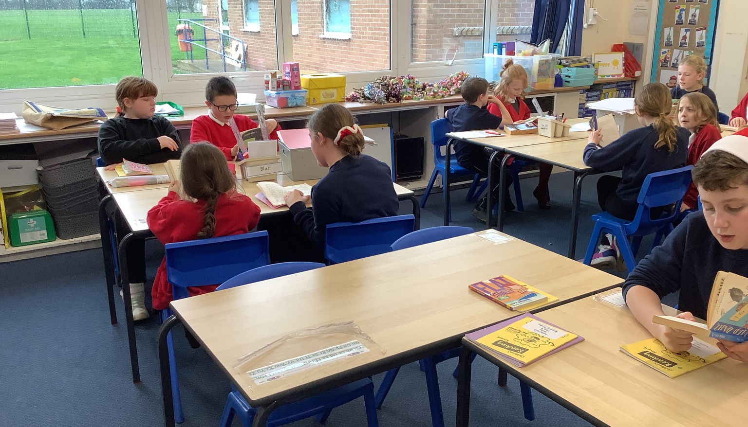 Shared Reading with Kestrels Class