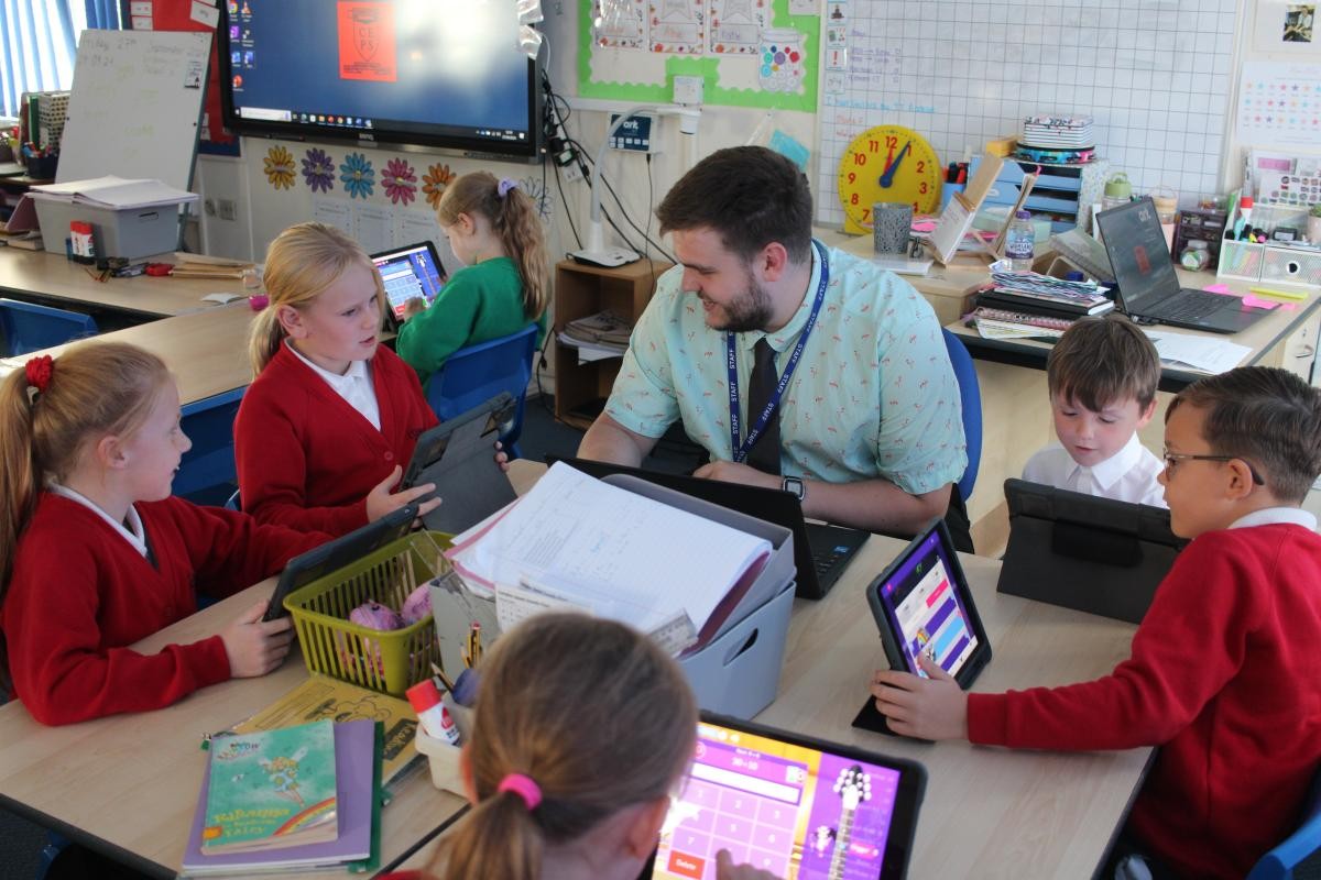 Times Table Rock Stars club for Year 4  with Mr Scholey!