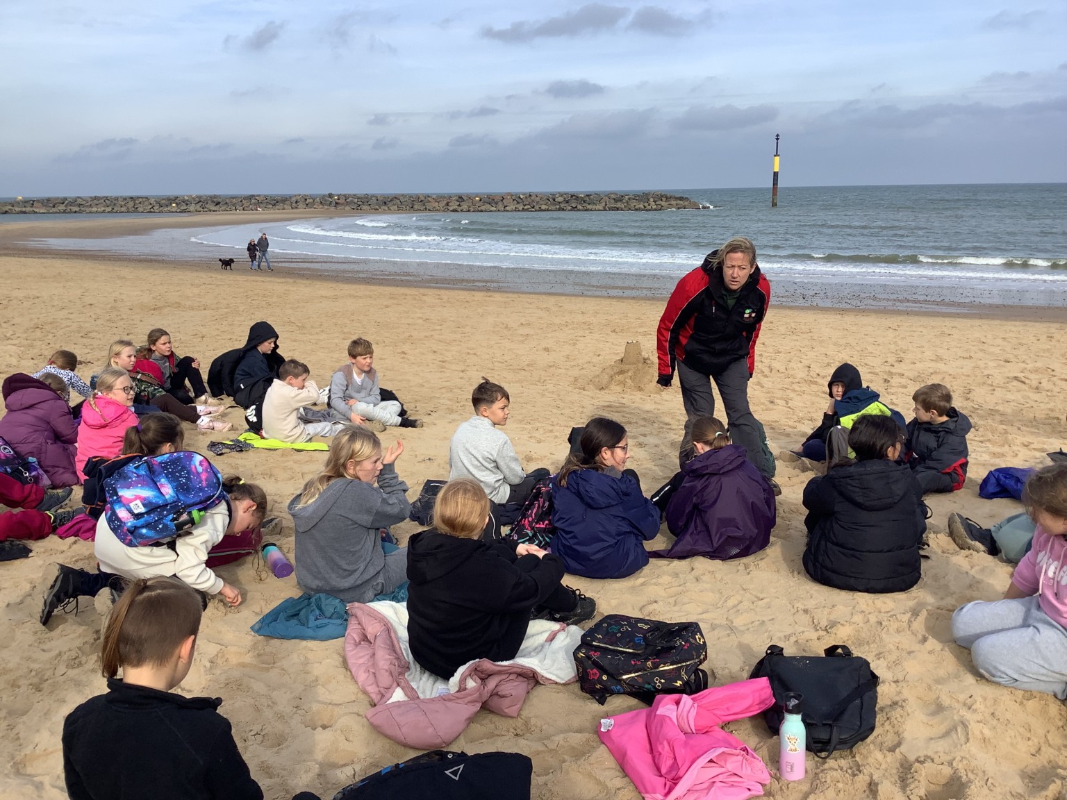 We explored the beaches of Sea Palling and Happisburgh and looked at the differences between them.