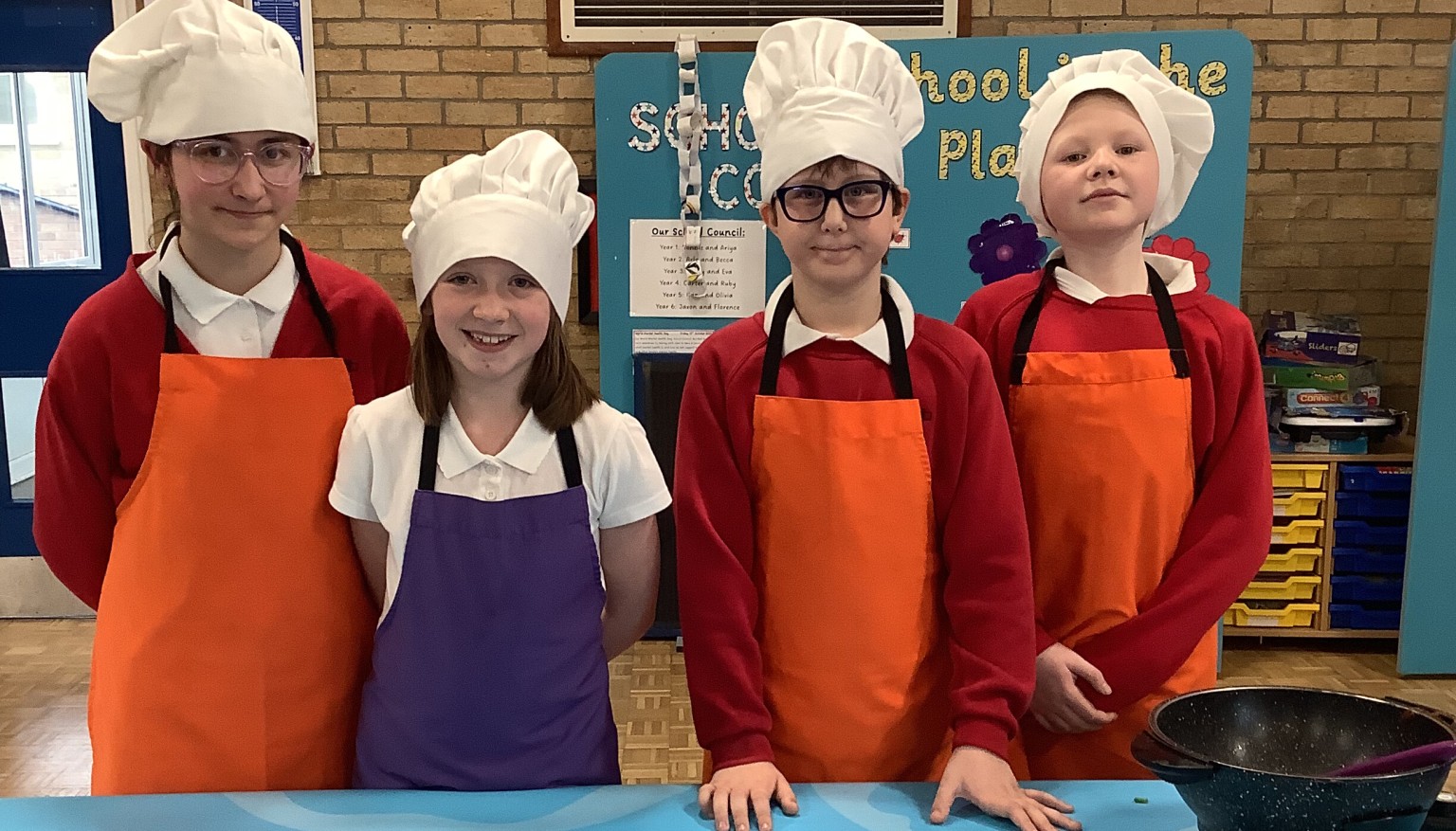 We learnt how to cook a new kind of food.