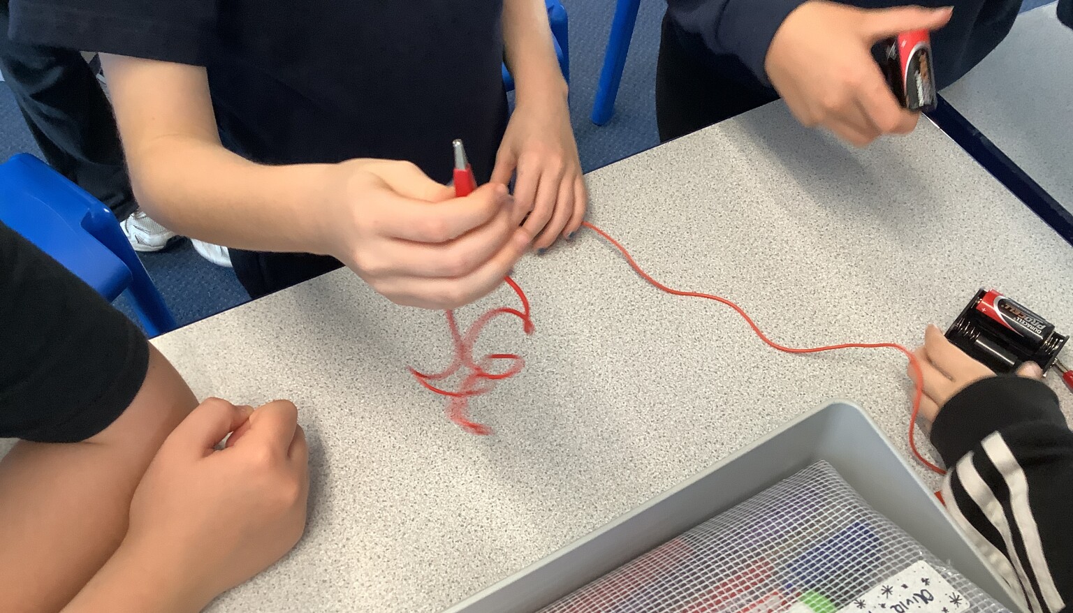 We enjoyed working as a group and problem solving with each piece of equipment!