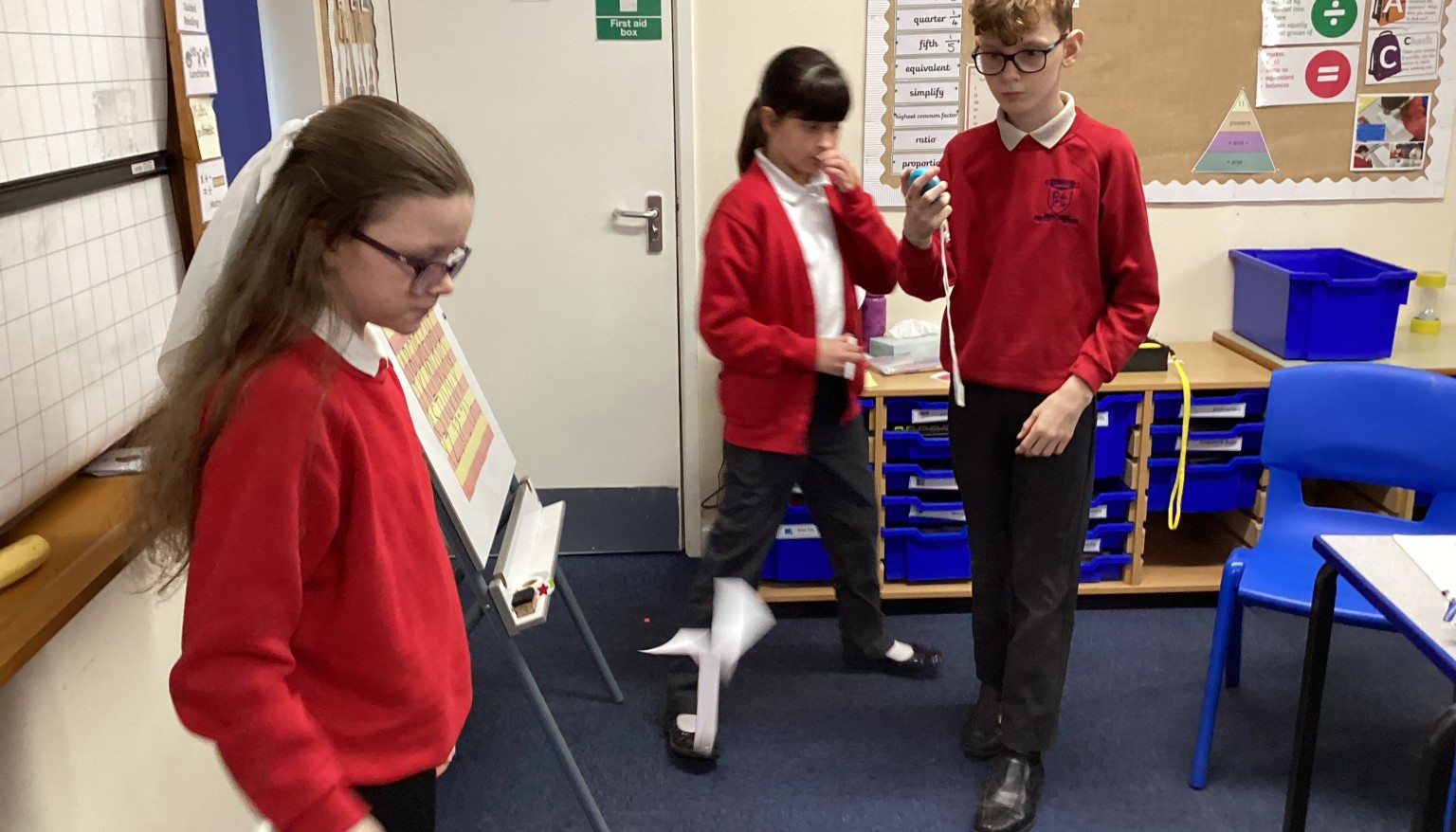 In Science we did an experiment on air resistance to see if spinners with shorter or longer wings well fastest.