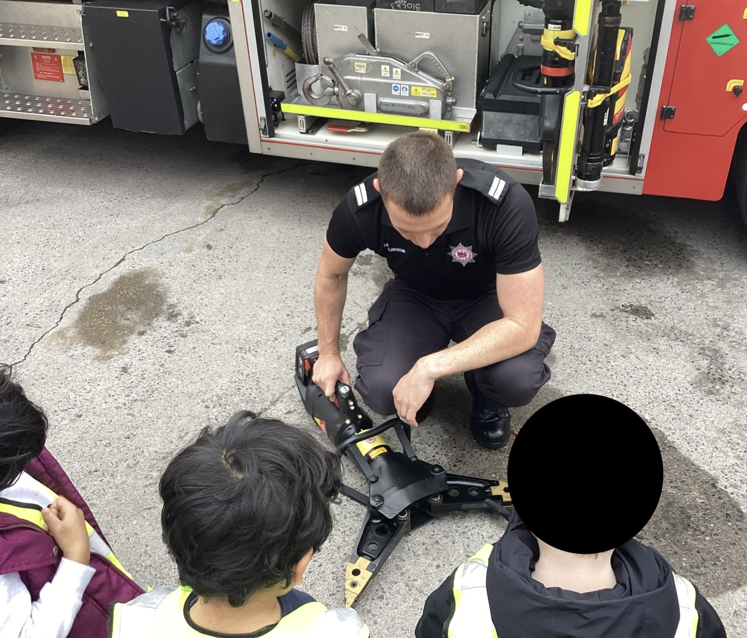 We got to see how some of the tools work. 