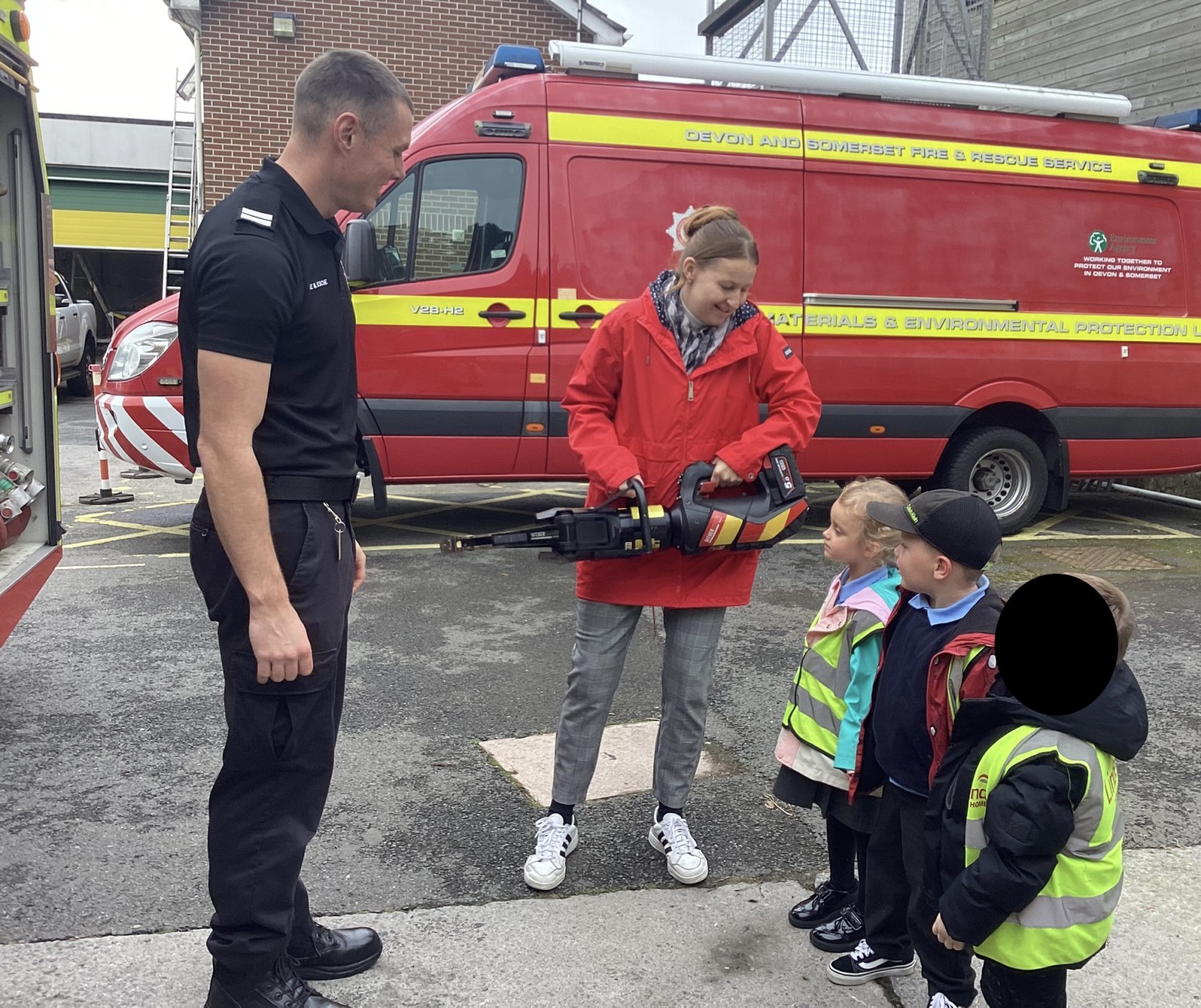 We got to see how some of the tools work. 