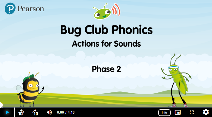 Phase 2 Sounds Phonics Bug