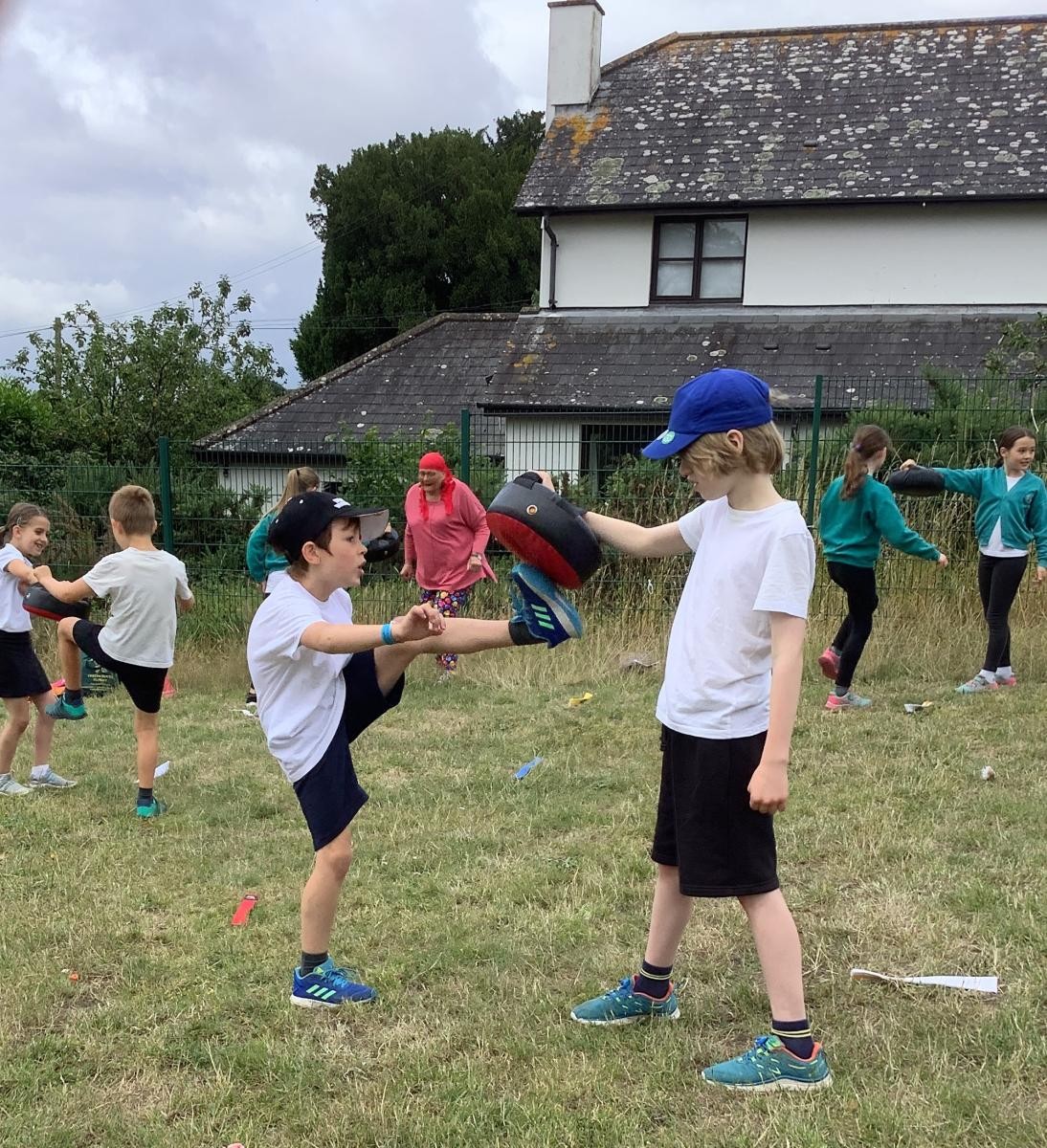 Taekwondo on Sprots Enrichment Day