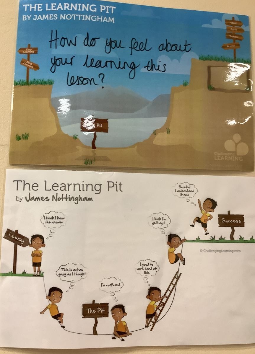 The learning pit