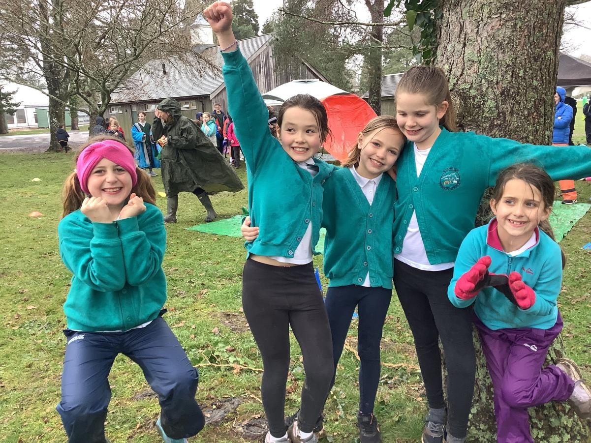 Ilsington pupils compete at  Link Academy's cross country race at Stover.