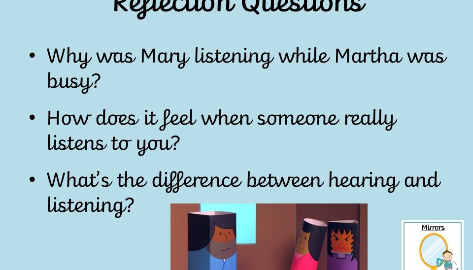 Mary and Martha