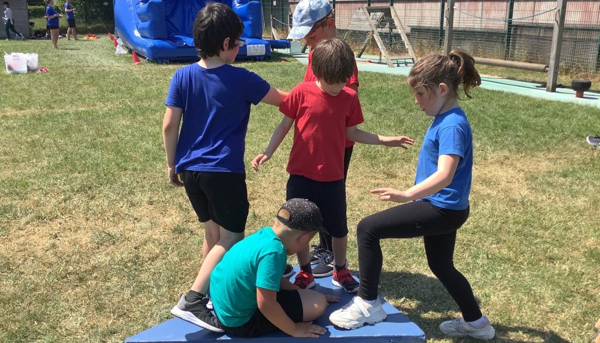 Children outdoors 