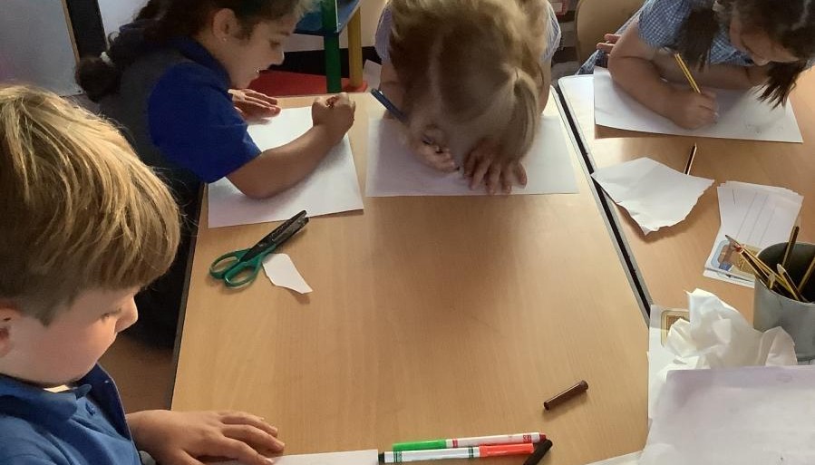 Children in a lesson 