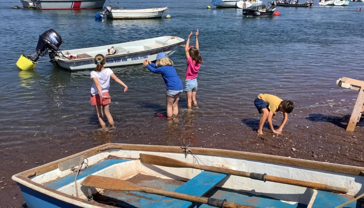 Children in water