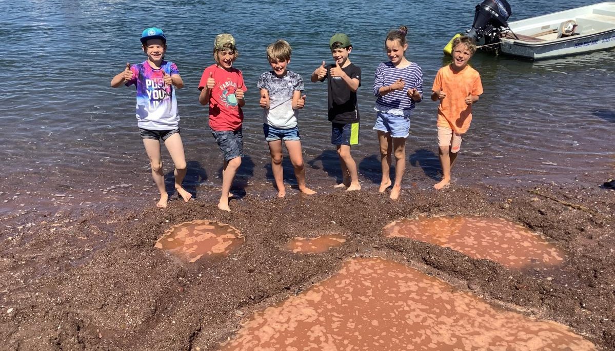 Children in water