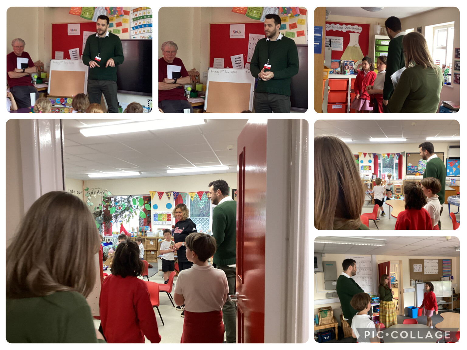 Joe kindly visited school to talk about Democracy among other things!