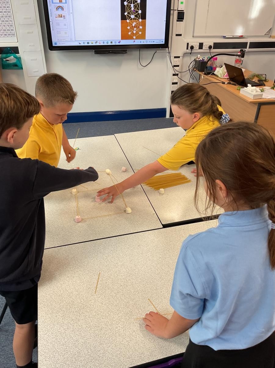 We worked on one of our learning behaviours 'resilience' to build a strong tower from marshmallows and spaghetti pasta. 