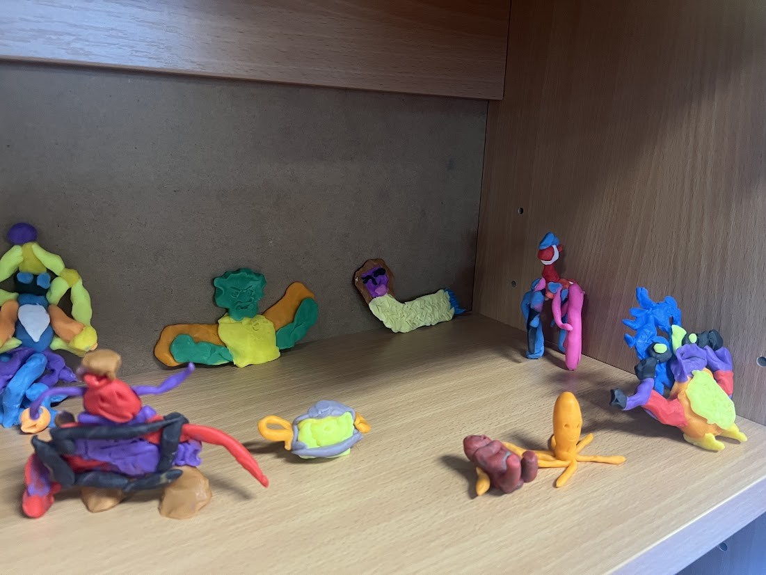 In our English lessons, we have been studying The Lost Thing by Shaun Tan. Today, we created our own ‘Lost Things’ in preparation for writing instructions on how to care for them. Here are some photographs of our creations.