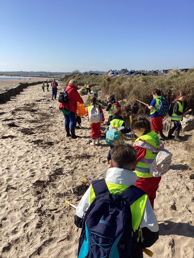 Beach litter pick