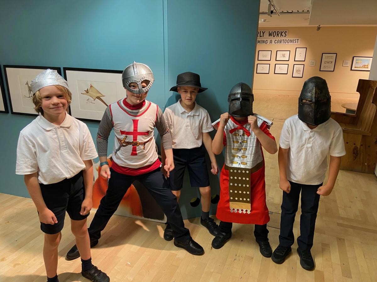 Stories were brought to life through re-enactment.