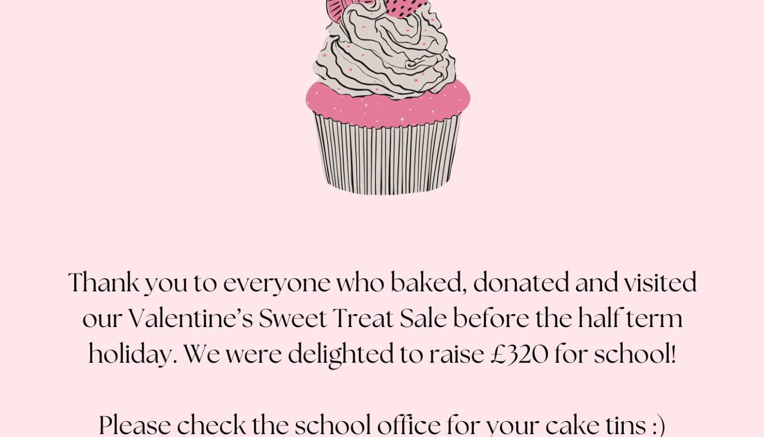 Bake Sale - Thank you !
