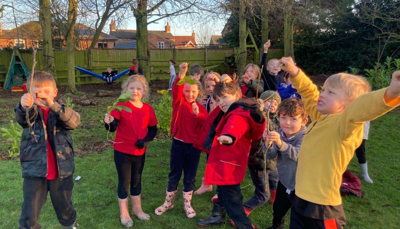 children outdoors