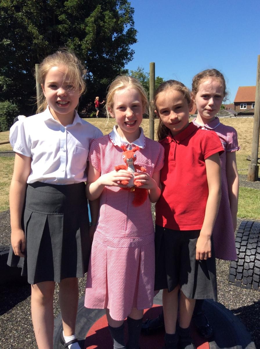 Squirrel is Resourceful!
‘If you’re stuck you can get something to help you like a number square.’
 Elsie-Boe and Olivia (Year 1)