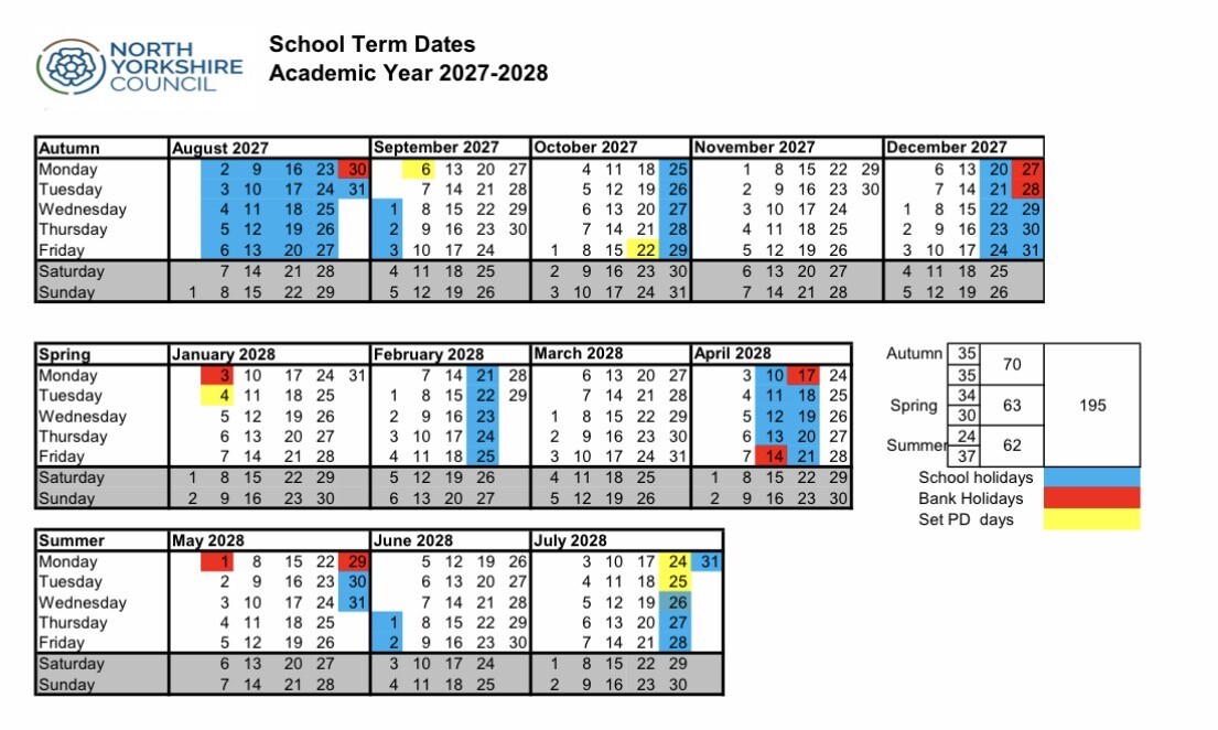 Term dates 