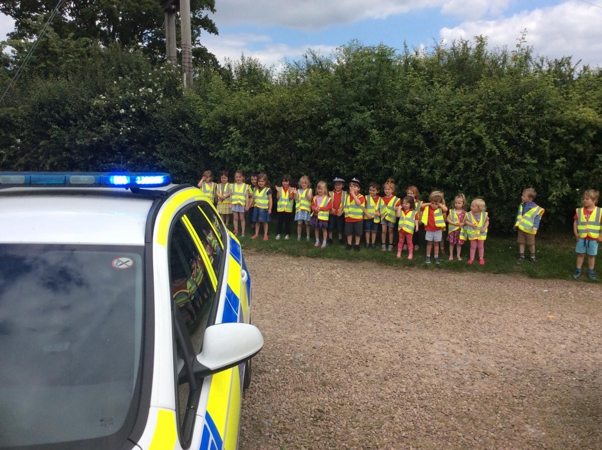 We learnt about police cars