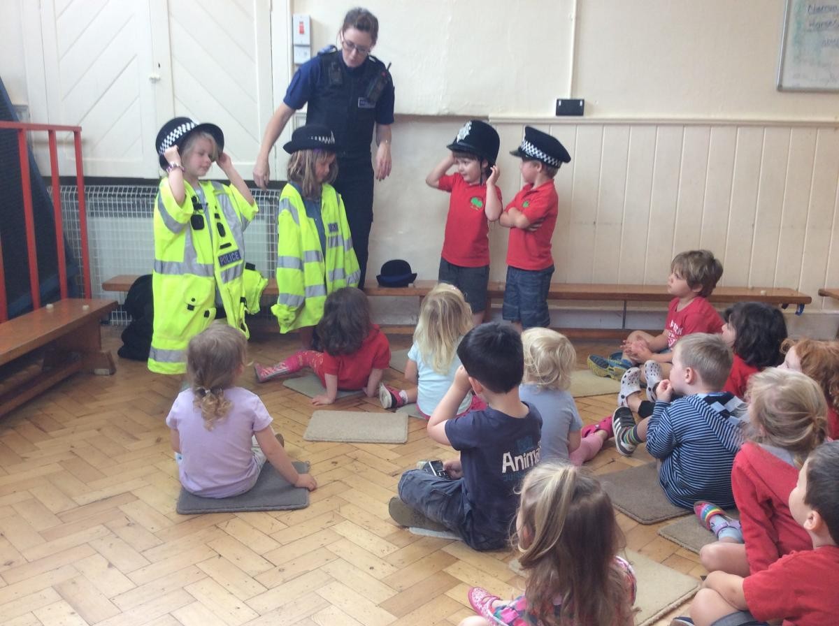 Our local PC came in to visit