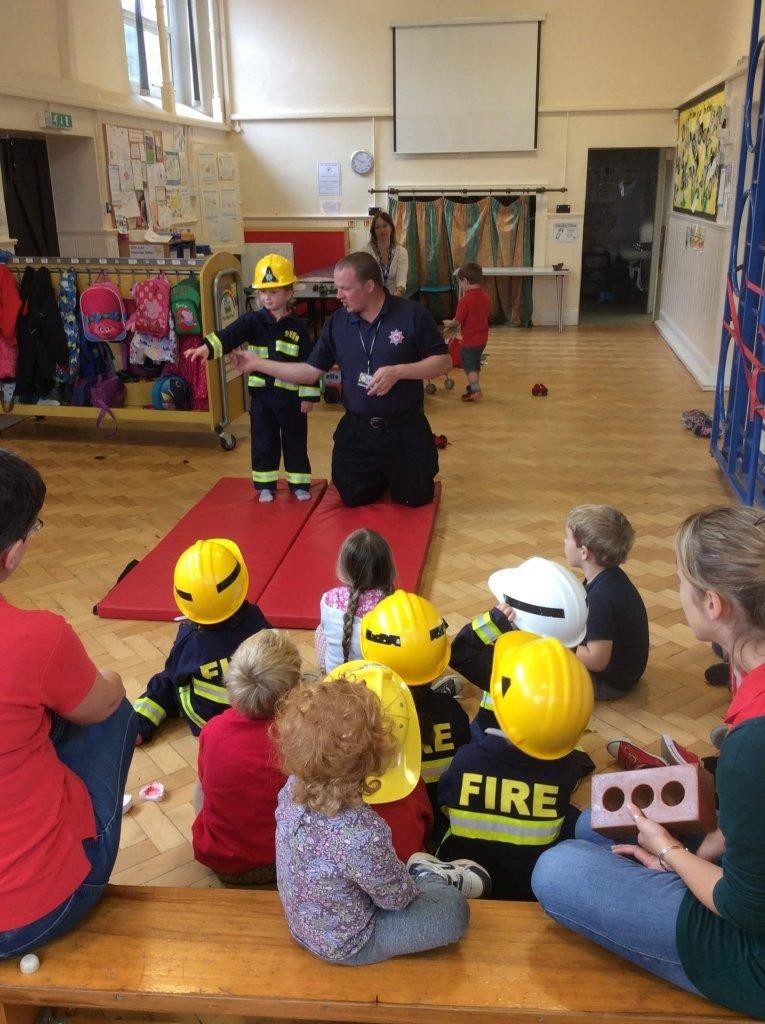 Firemen came to visit
