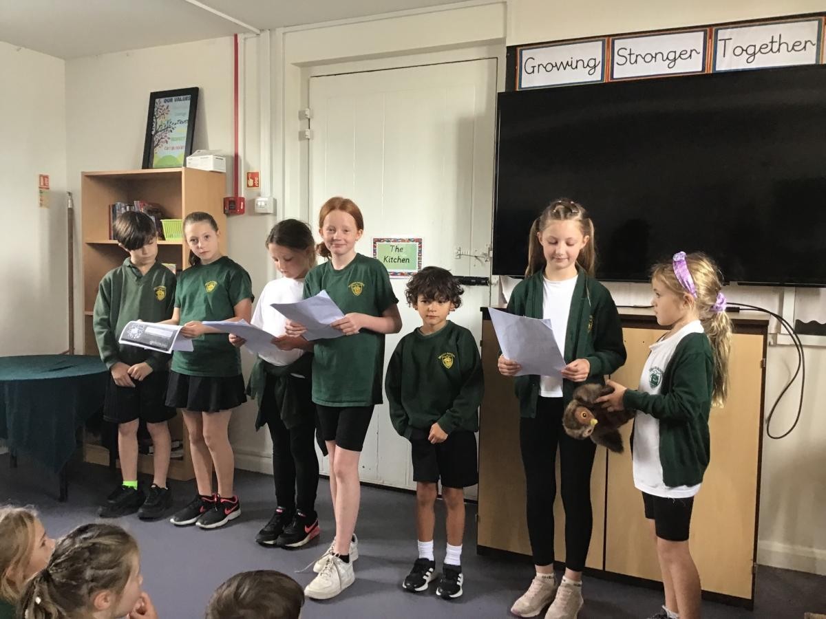 Pupil Ethos Group leading Collective Worship