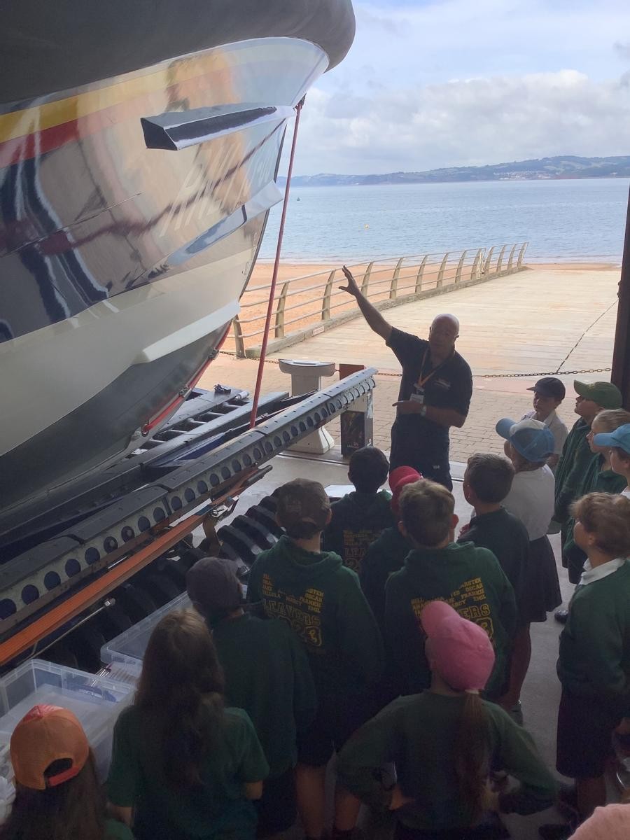 Exmouth RNLI Lifeboat Station visit