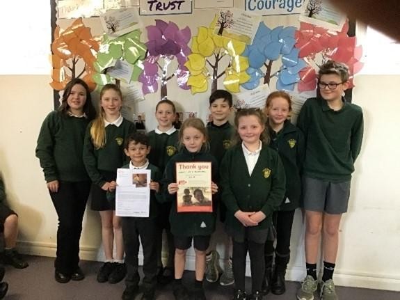 Ethos Group with their certificate from Sight Savers