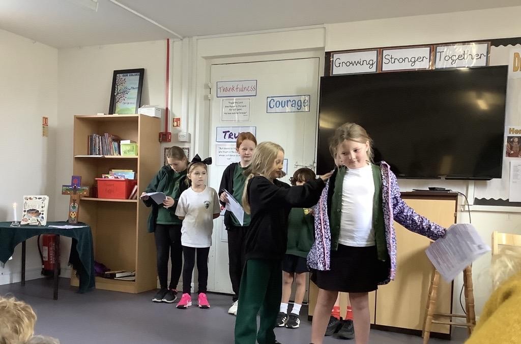 Pupil Ethos Group leading Collective Worship