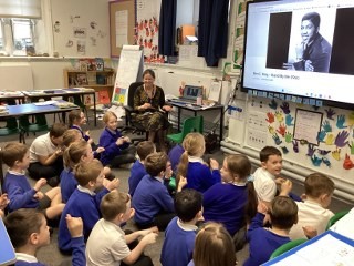 Chestnut class have enjoyed learning how to sing in a  four part vocal ostinato.