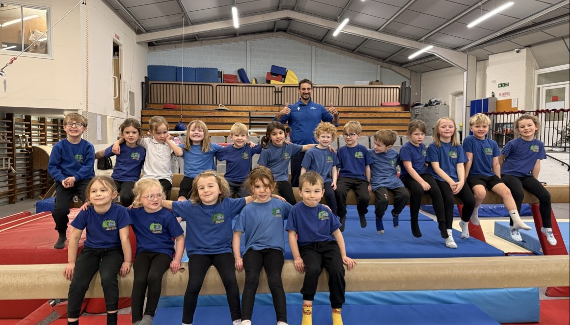 Bumblebees PE trip to Exeter Gymnastics Club Dec 2025