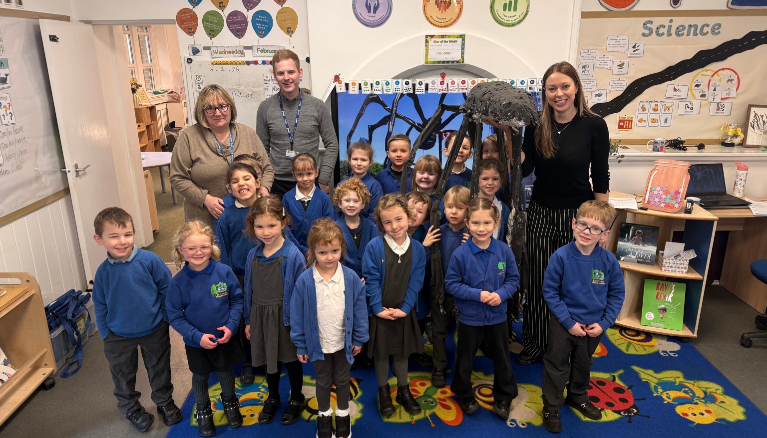 Bumblebees Maman Sculpture Feb 2026