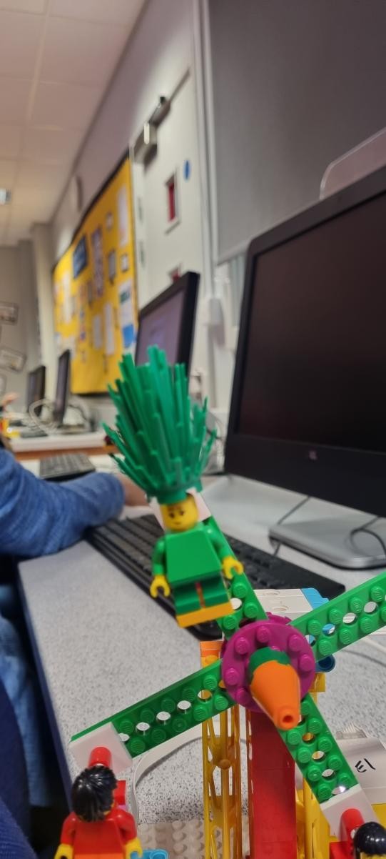 Woah, there! What an amazing hair do! Or was the ride 'hair raising'?