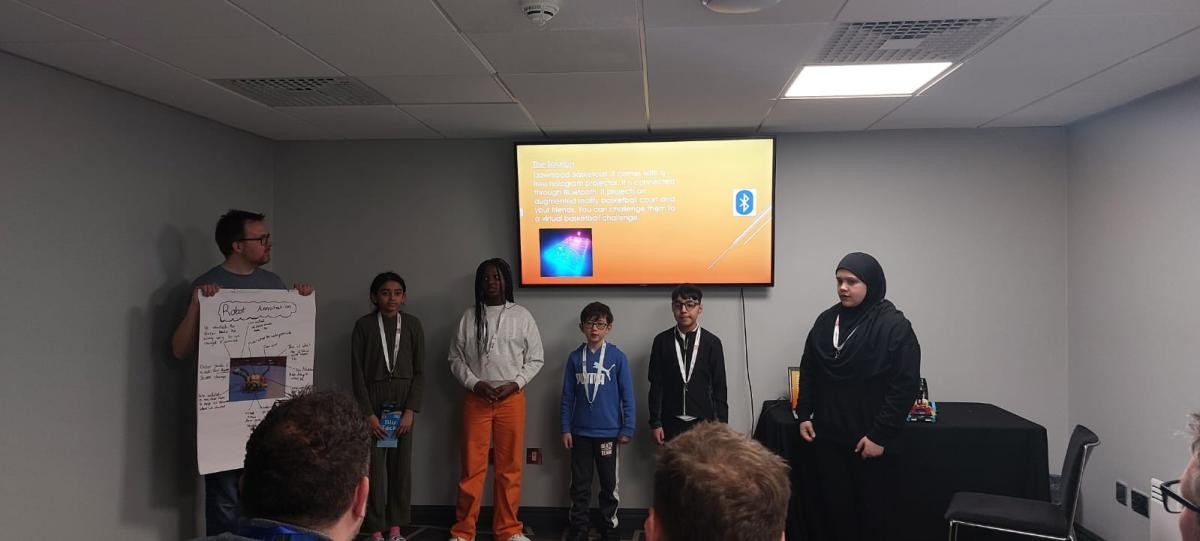 Presentation in front of the judges. So proud of you!