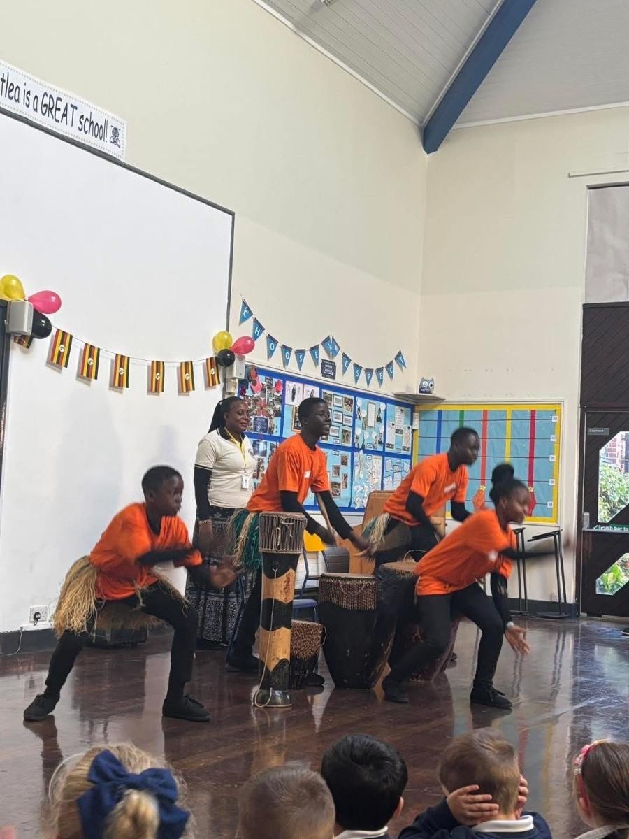We were so lucky to have a visit from the Pearl of Africa Children's Choir.