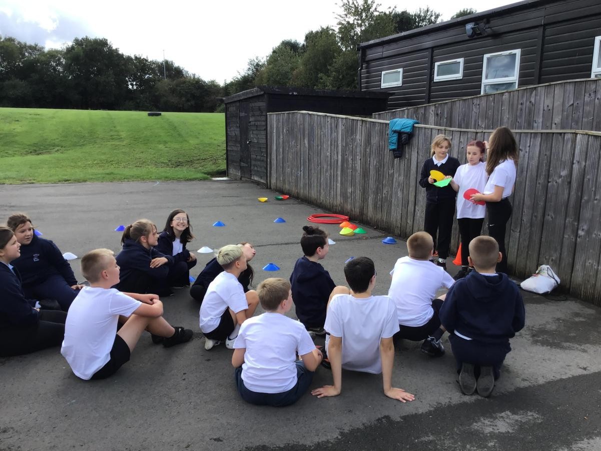 The Sports Leaders had training sessions led by Miss Smith