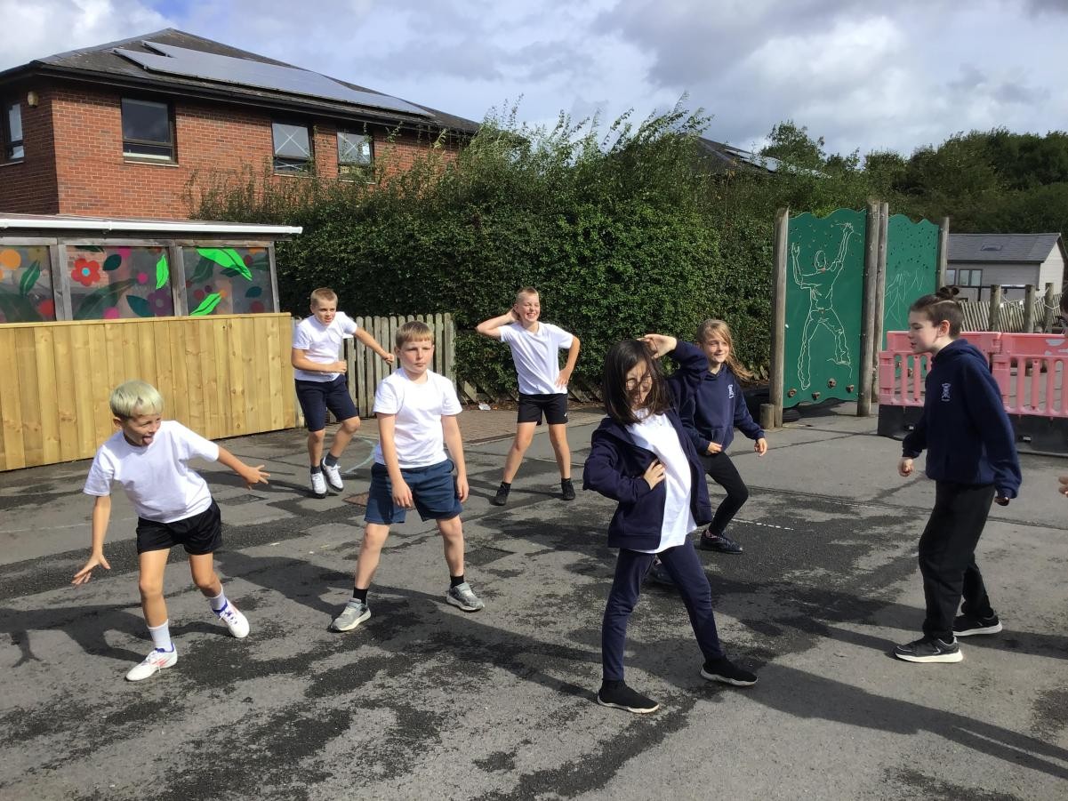 They learnt games that they could play with the younger children.