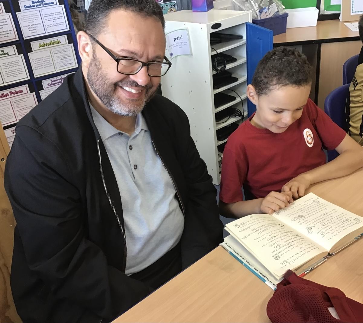 Parents and wider family members then joined us during the day to read with their child and get them started on their BRONZE award bookmark.